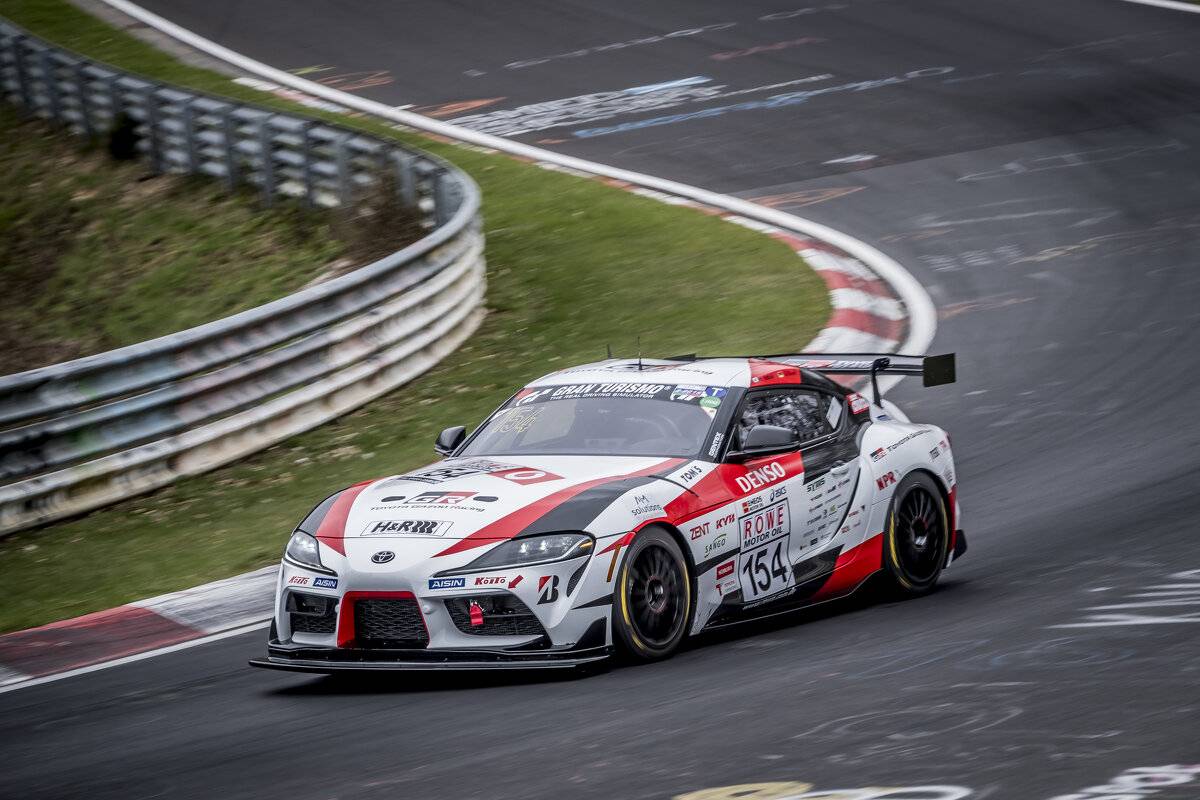 Toyota GR Supra beim 24 Stunden-Rennen