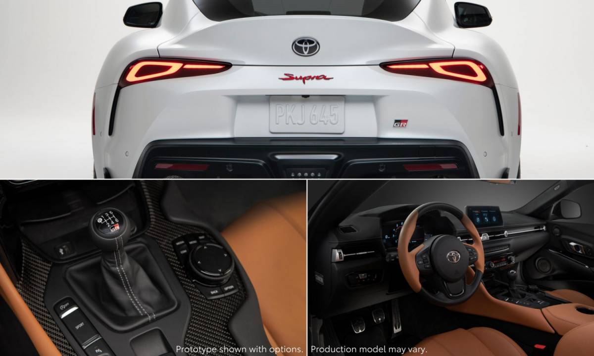 Toyota GR Supra mit Schaltgetriebe und verbesserte Fahrdynamik für 2023...