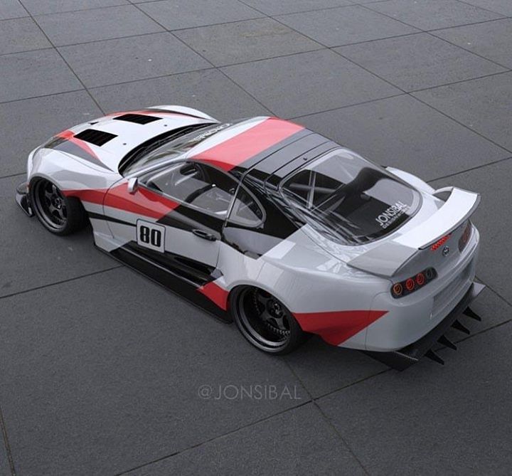Foto von ProSpecImports JONSIBAL with a killer widebody render in Gazoo Racing livery 👌