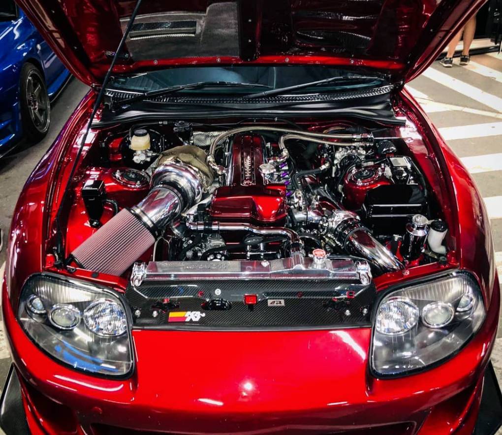 Photo of CandyRedSupra The shiny 2JZ 🎌😍